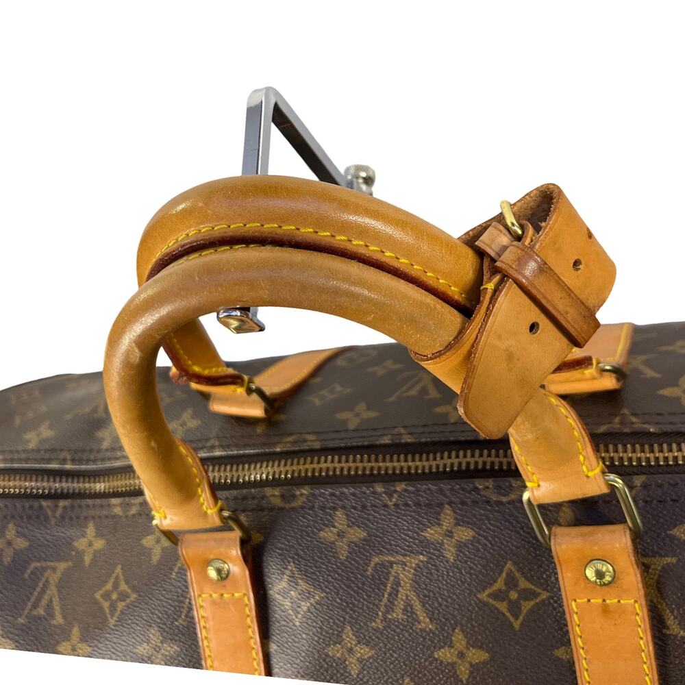 Louis Vuitton Keepall 55 Monogram Canvas Travel Duffle Bag Vintage France - Picture 8 of 16